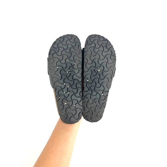 Birkenstock Women's Madrid Big Buckle Sandals in Black - Picture 5 of 5